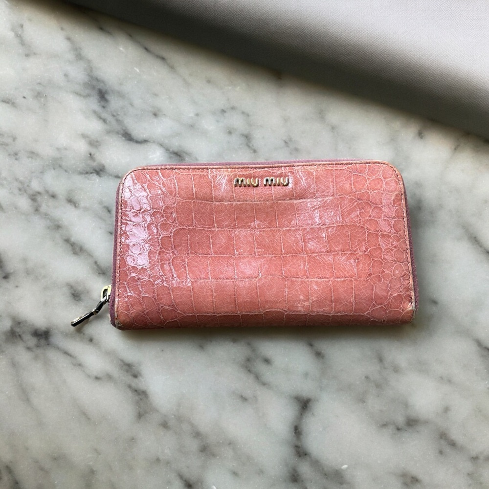 Pink Miu Miu Wallet